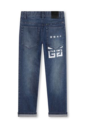 blue cotton jeans GIVENCHY KIDS | H30306Z10